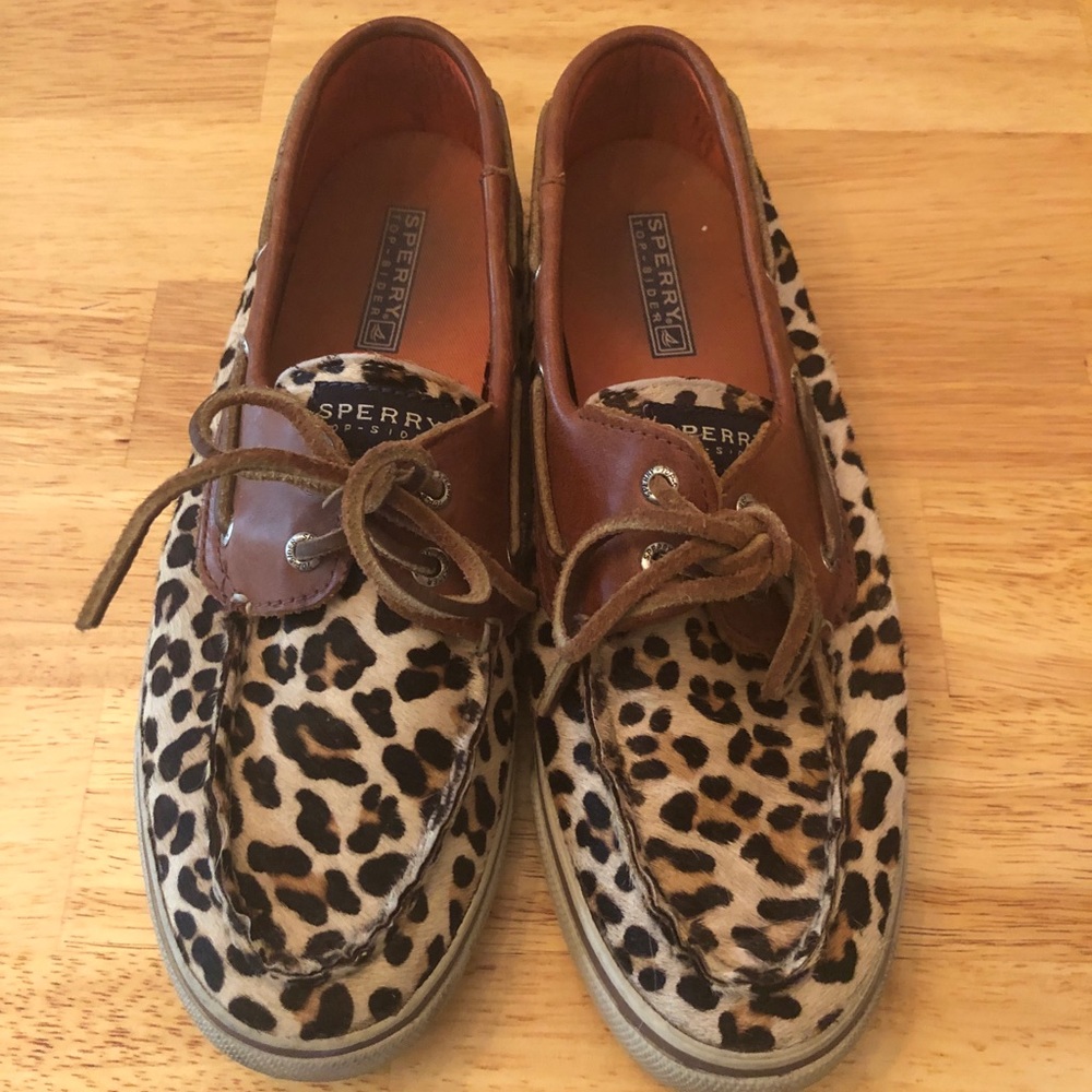 Comfortable Sperry Cheetah Loafers - Women’s 9M